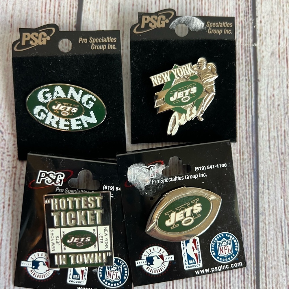 PSG NFL NY Jets Trading Pins NWT